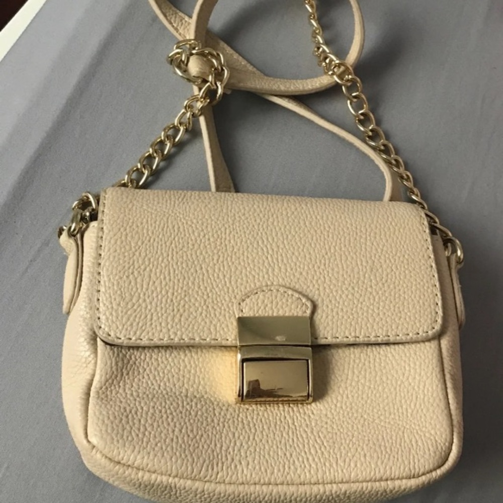 Small gold chained bag